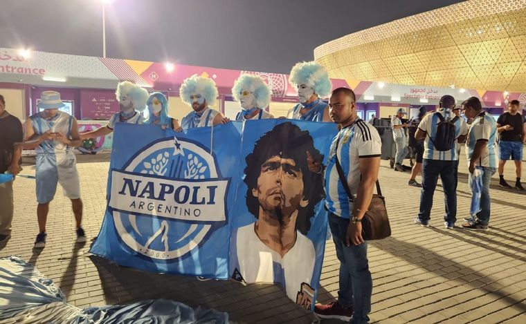 El color de la previa Argentina -México