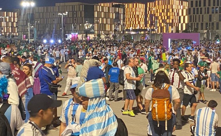 Todo el color en la previa de Argentina - México