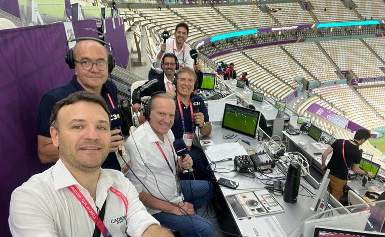 Cadena 3 cerró las puertas del estadio Lusail, luego del triunfo argentino.