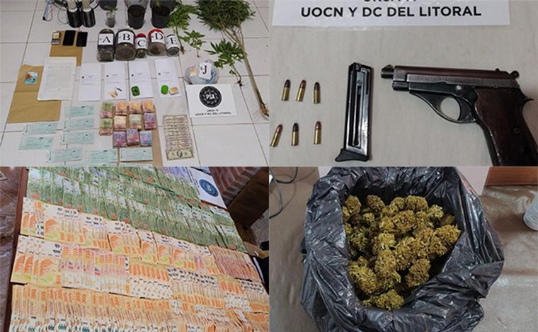 FOTO: Operativos en Rosario y otras localidades en una causa por narcotráfico.
