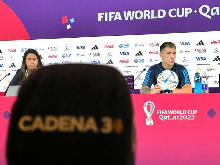 conferencia de Lionel Scaloni y Lisandro Martínez