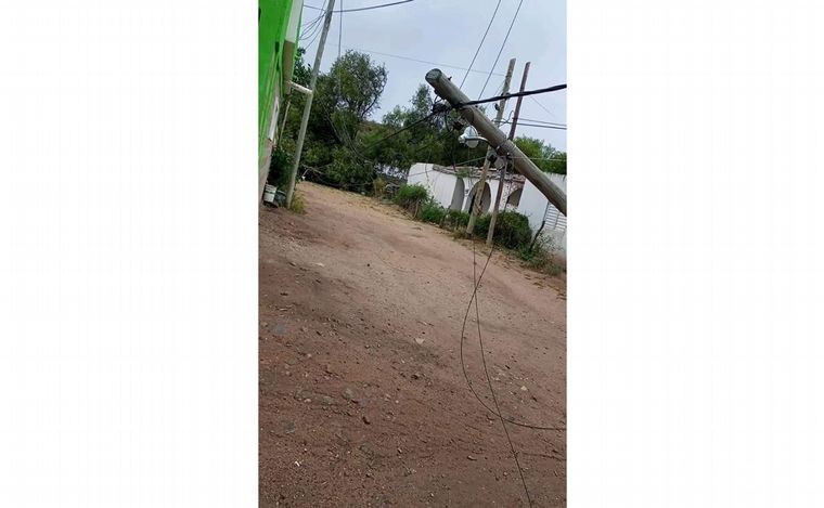 Temporal en Cruz del Eje.