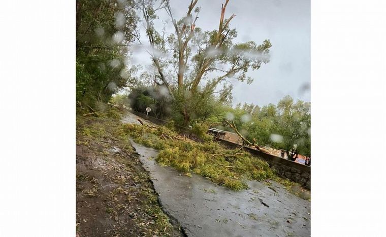 Temporal en Cruz del Eje.