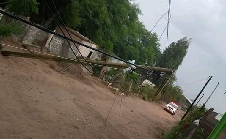 Temporal en Cruz del Eje.