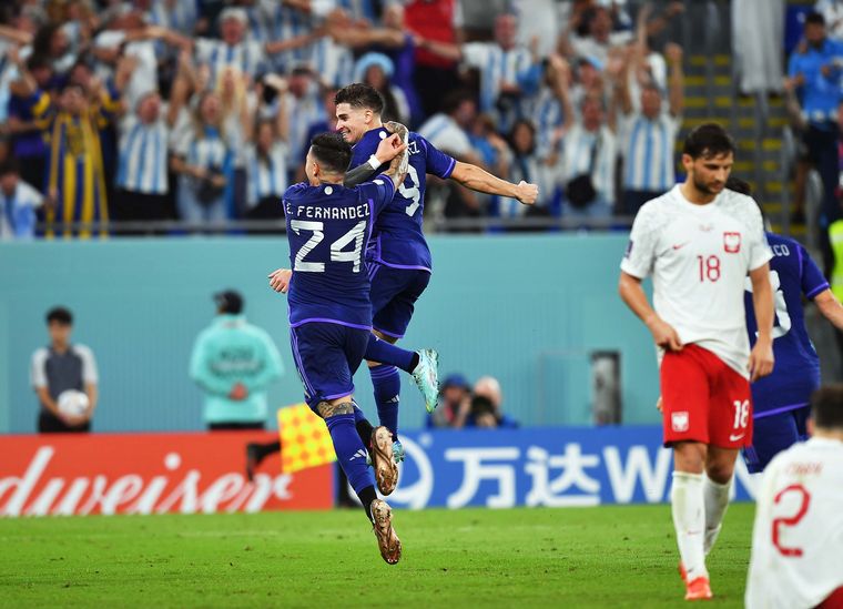 El gol de la dupla ex River en Qatar