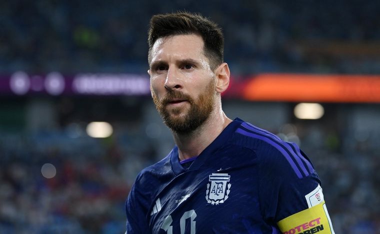 Lionel, una de las figuras del partido.