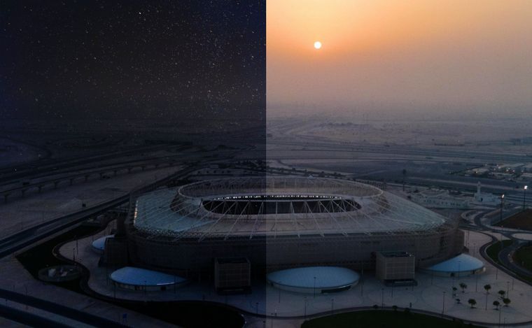 FOTO: Estadio Áhmad bin Ali, donde se jugará el partido entre Argentina y Australia.
