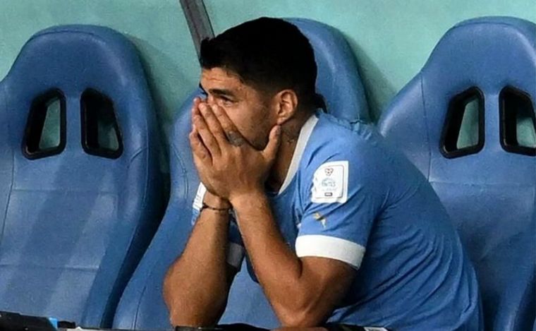 La desazón de Luis Suárez por el fracaso mundialista.