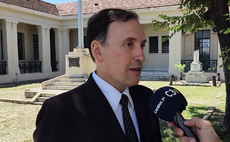 El orgullo del rector del colegio San Martin, Fabián Hamm.