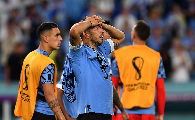 FOTO: Uruguay ganó, pero no le alcanzó y se quedó afuera del Mundial.