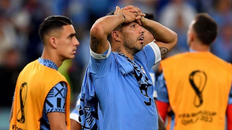 FOTO: Luis Suárez, desesperado viendo cómo su equipo quedaba eliminado