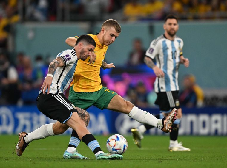 Argentina-Australia, un duelo con mucha intensidad física.