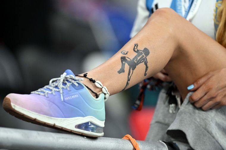 Los hinchas disfrutaron el partido entre Argentina y Australia