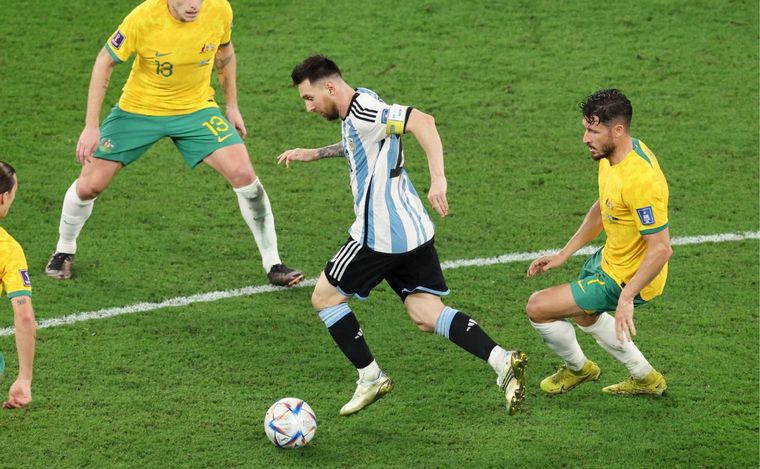 FOTO: El capitán argentino disputó los noventa minutos y fue la figura del encuentro