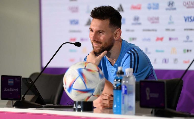 Lionel Messi habló en conferencia de prensa tras el triunfo argentino ante Australia.