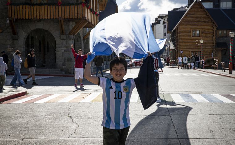 Festejos en Bariloche.