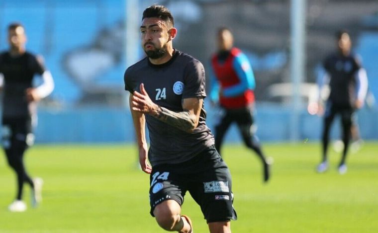Érik Godoy entrenando en el 2018. (Foto: @Belgrano)