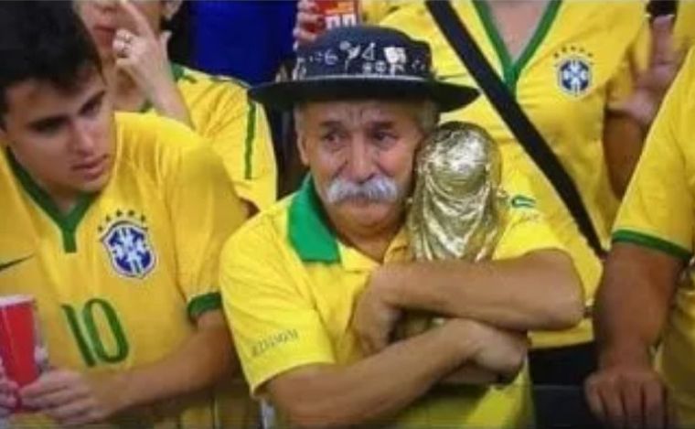 FOTO: Las redes no perdonaron la eliminación de Brasil del Mundial. 