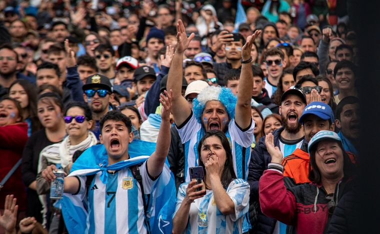Festejos en Bariloche.