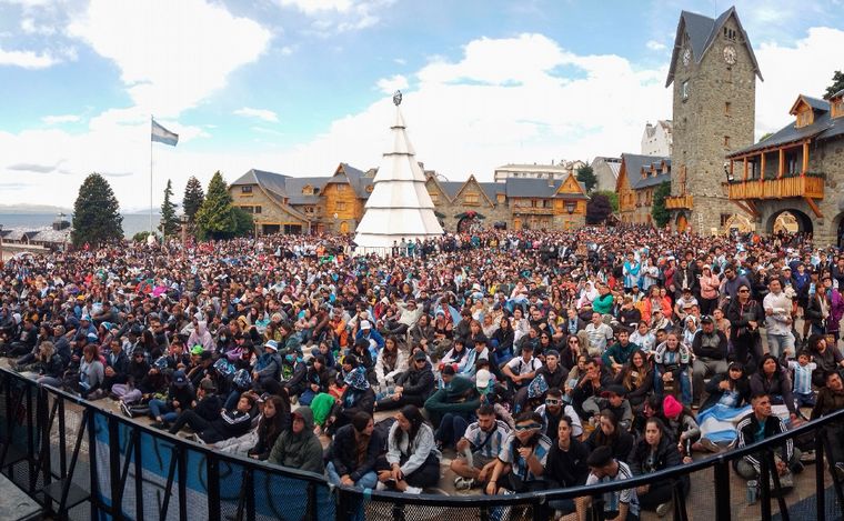 FOTO: Festejos en Bariloche.