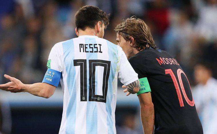FOTO: Argentina mostró su peor cara frente a Croacia en el Mundial 2018