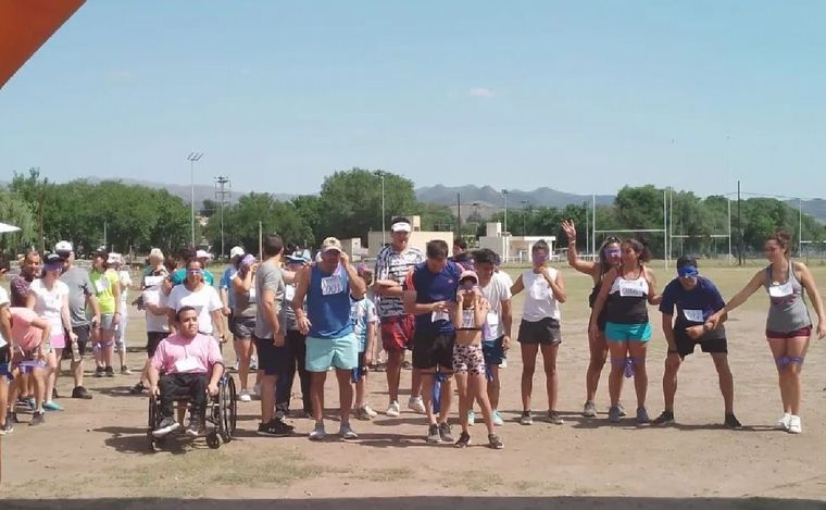 FOTO: Paramaraton inclusiva en La Calera
