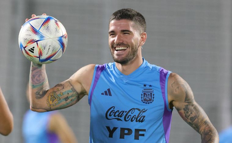 El emotivo video que publicó Rodrigo De Paul en la previa del choque con Croacia.