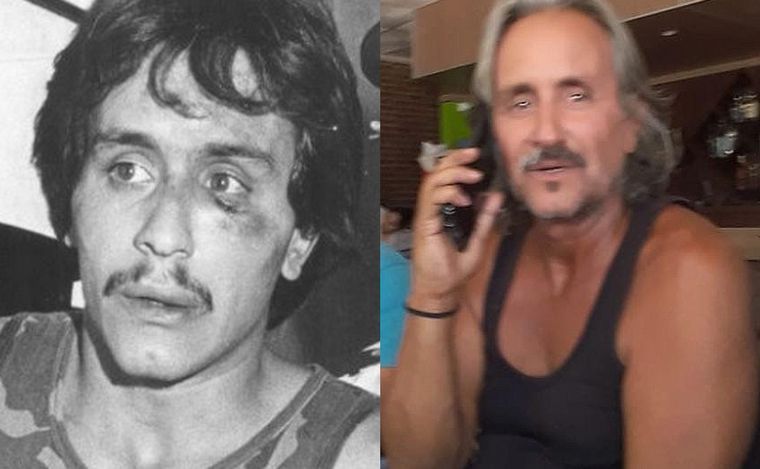 Roberto Carmona, de joven y actualmente.