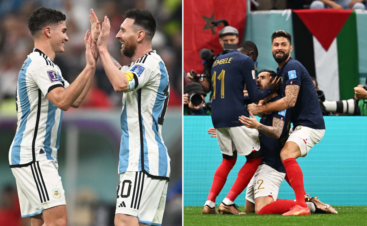 FOTO: Argentina y Francia, el duelo de la gran final