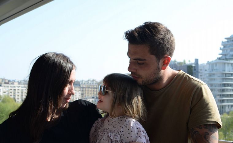 Julieta y Gaspar, corazón dividido para la final Argentina - Francia.