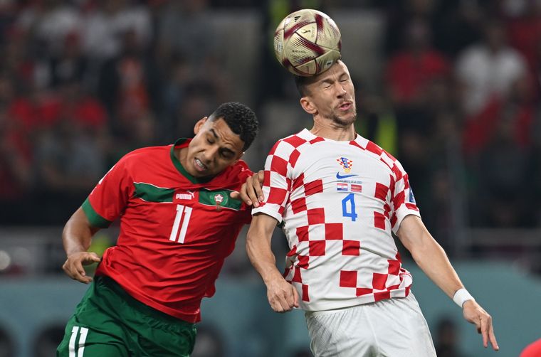 FOTO: Croacia y Marruecos disputando el tercer y cuarto puesto