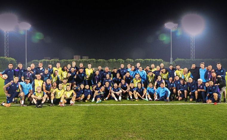 La delegación completa de Argentina: (Foto: Prensa Argentina)