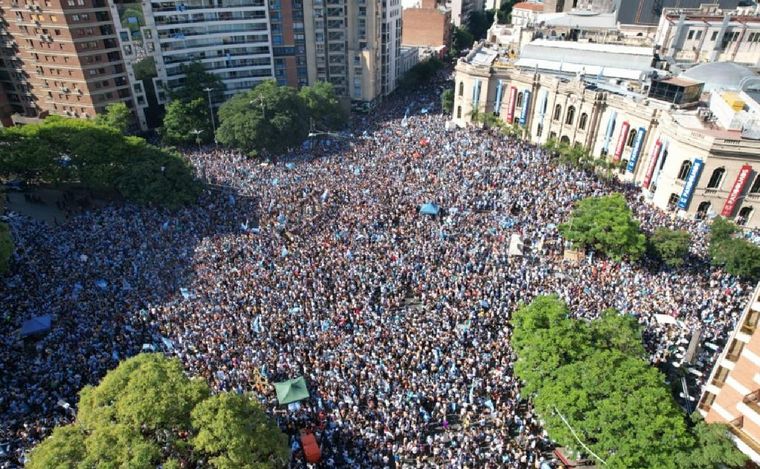 Festejos en Córdoba. (Foto gentileza: Municipalidad de Córdoba)
