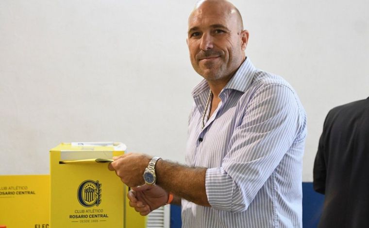 FOTO: Gonzalo Belloso es el nuevo presidente de Rosario Central tras una gran elección. 
