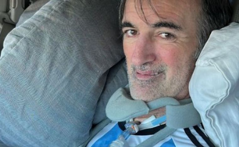 Esteban Bullrich celebró el triunfo de la Selección en el Obelisco