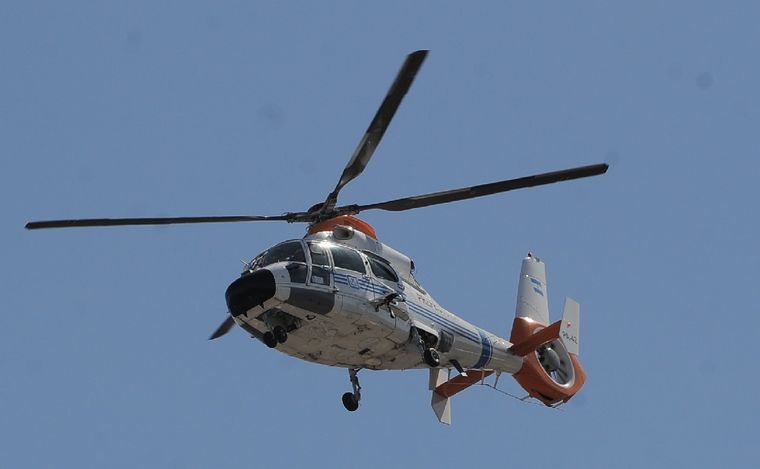 FOTO: Los campeones del mundo dan la vuelta olímpica en helicóptero