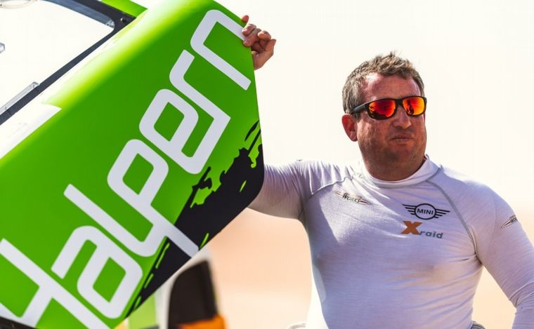 El mendocino Halpern quiere meterse entre los diez mejores del Dakar