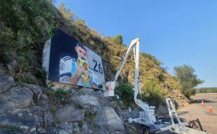 AUDIO: Matías Loffredo, el encargado de pintar el mural de Nahuel Molina