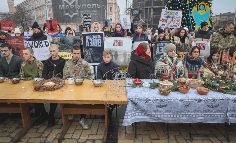 FOTO: Cómo fue la Navidad en Ucrania, en medio de la guerra contra Rusia