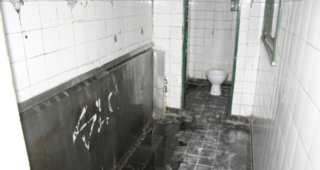 Así está el edificio de la escuela secundaria Alejandro Carbó. 