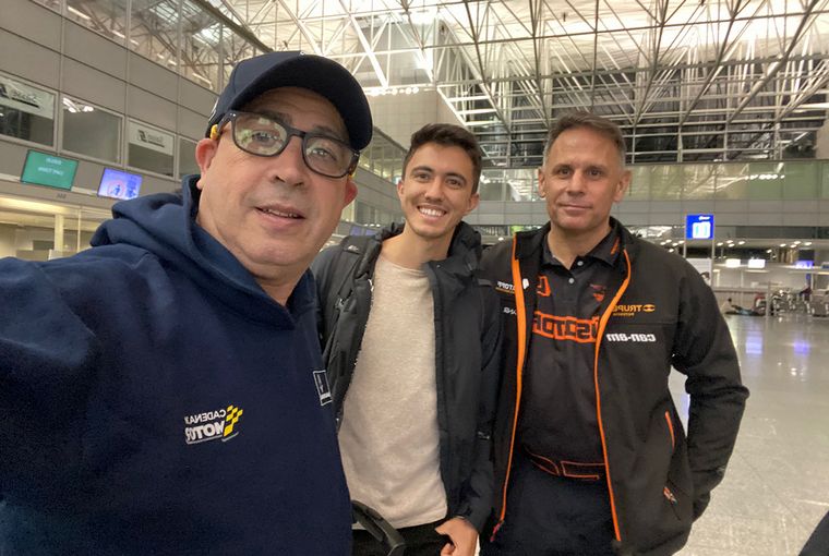 Cammisa (C3) y los pilotos Daka, Jeremias Gonzalez (Cba) y Julio Estanguet (Río 4°).