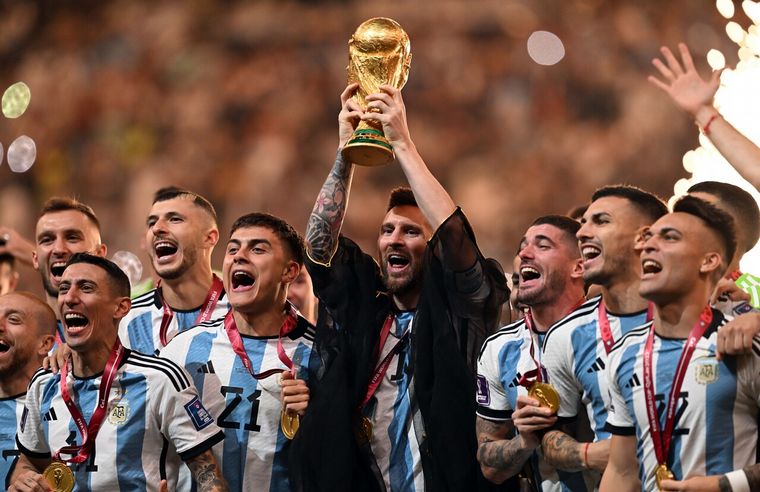 FOTO: Argentina alcanzó el primer puesto en el ranking de la FIFA.