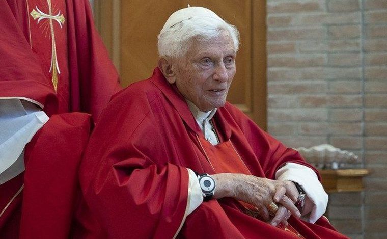 FOTO: El expapa Benedicto XVI.