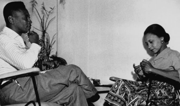 Celeste Arantes do Nascimento, la madre de Pelé. 