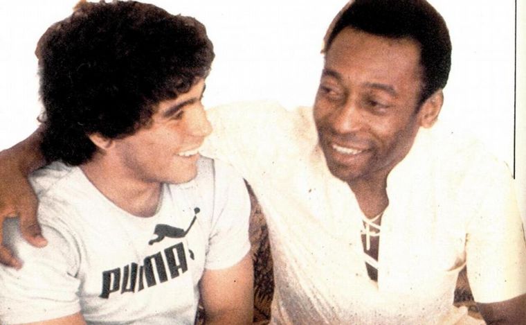 Diego y Pelé, para revista El Gráfico