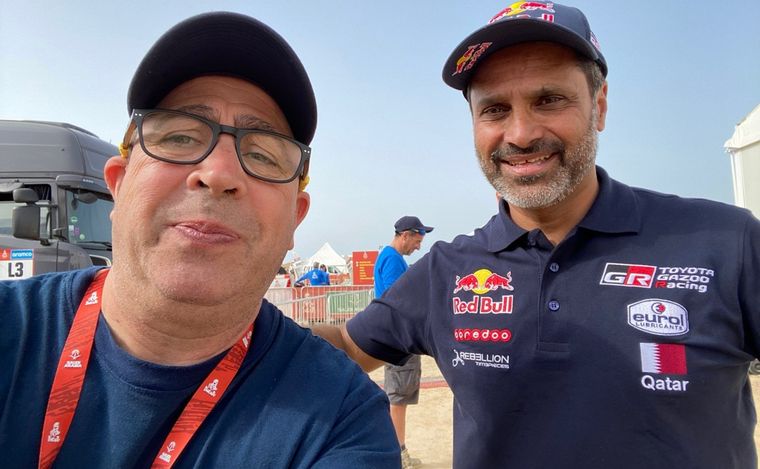 C3M con el último ganador del Dakar, Nasser Al Attiyah 