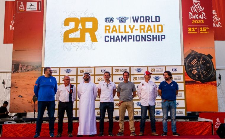 Con organizadores y promotores, presentaron el segundo W2RC en Arabia Saudita