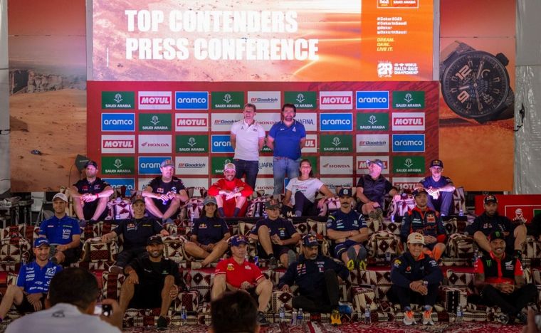 La conferencia previa del Dakar con veinte de las mejores figuras