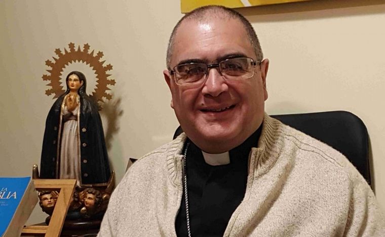 FOTO: Sergio Buenanueva, Obispo de San Francisco. (Foto gentileza: Radio María)