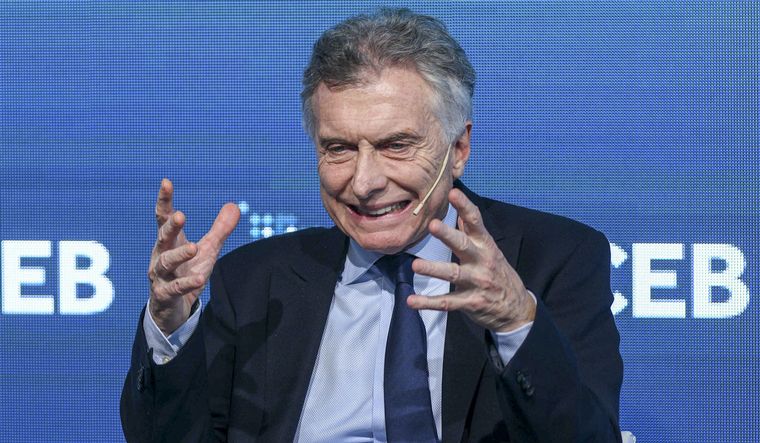 El expresidente Mauricio Macri cargó contra Alberto Fernández.